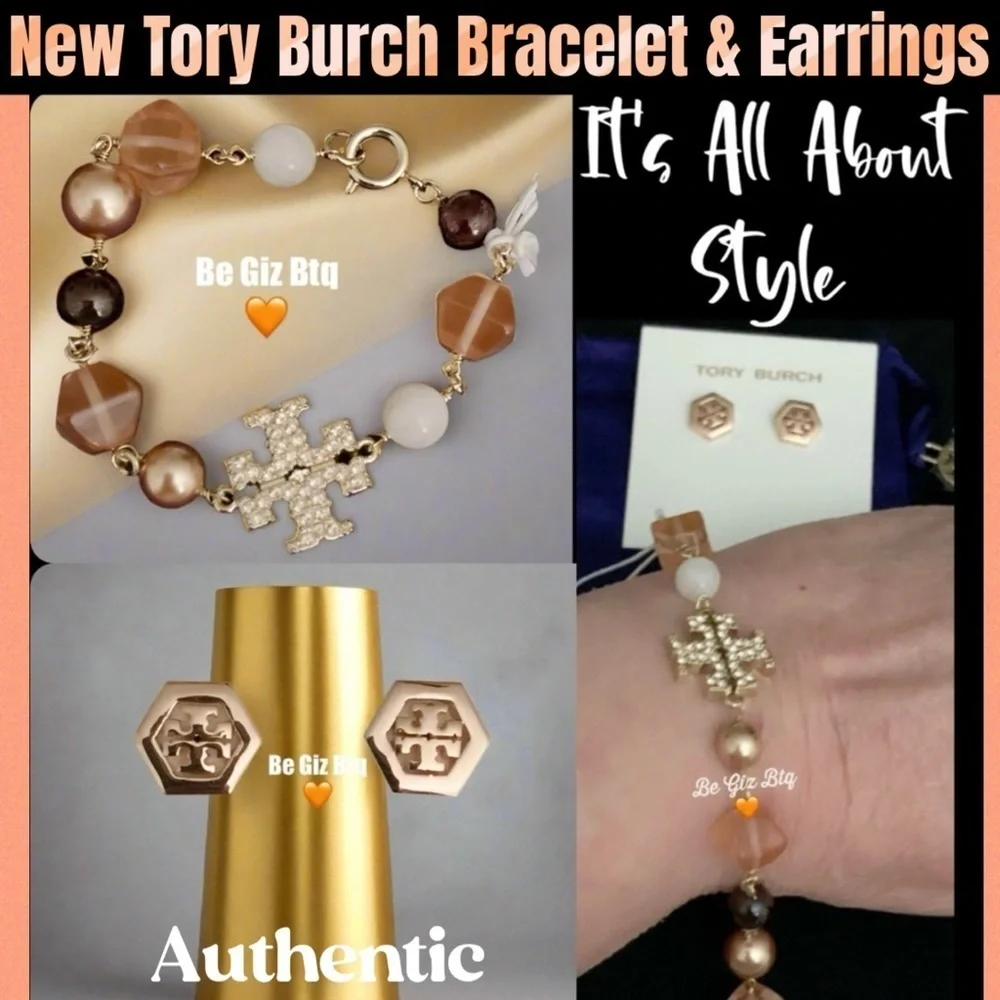 🔥🔥🔥ONE ITEM DEAL OF THE DAY Tory Burch Authentic Bracelet Set Reduced Buy Now